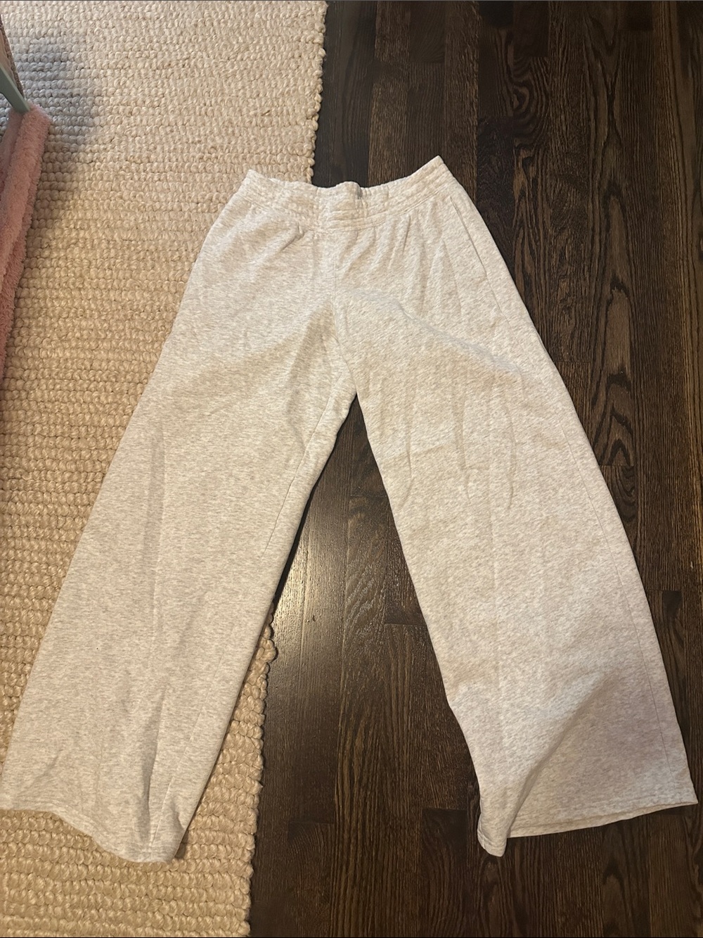 Hollister Light Gray Straight Leg Pants
